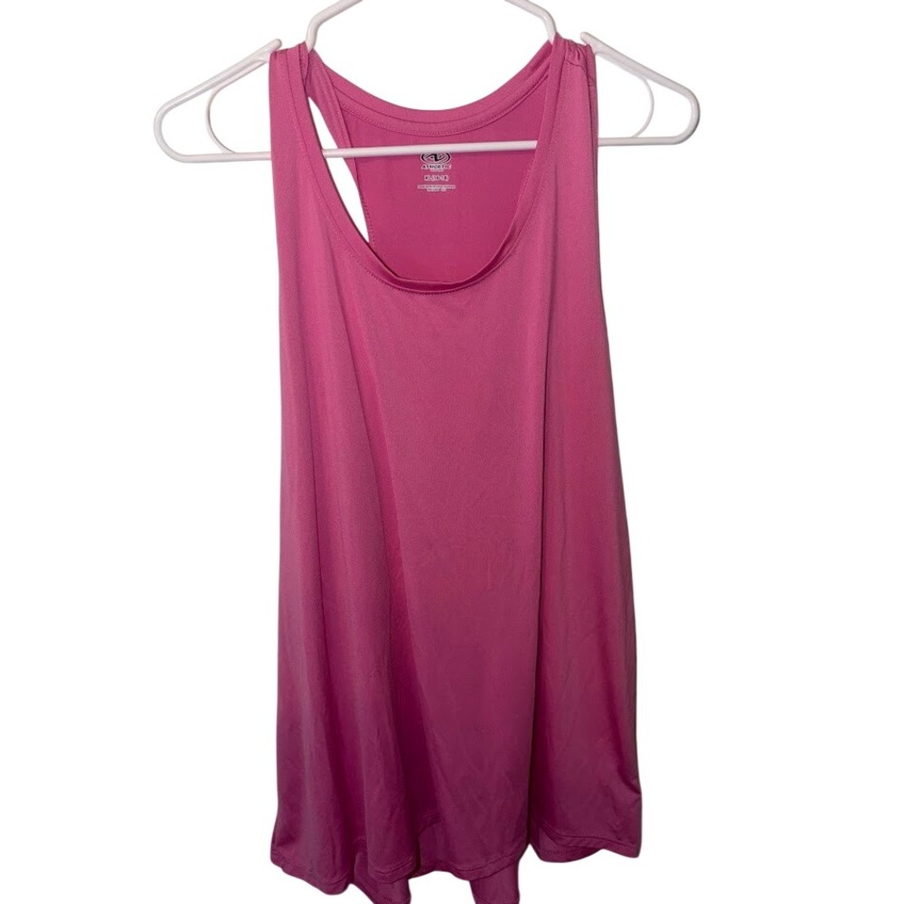 Athletic Works Womens XL Pink Racerback Activewear Tank Sleeveless Scoop Neck